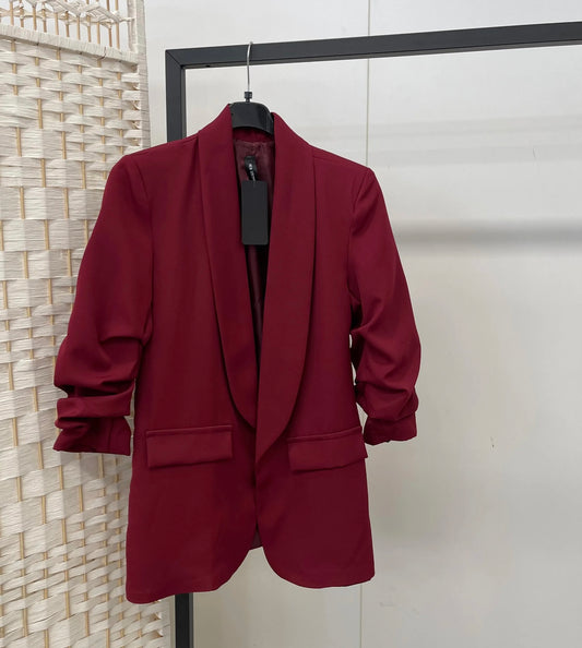 Blazer bordeaux rood